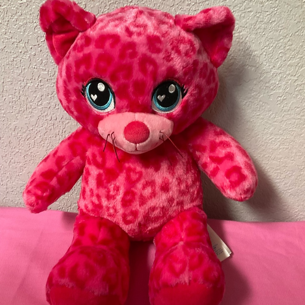 Build A Bear Pink Leopard Plush Toys BAB Stuffed Animals Leopard plushies